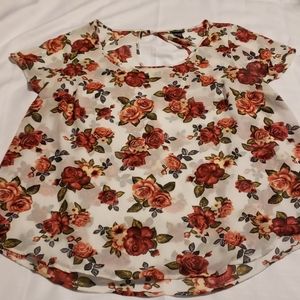 Torrid lightweight drape rose blouse Tote 2